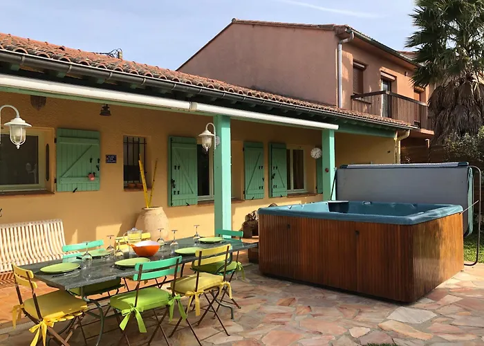 Proche De Collioure Maison Au Calme Avec Дом отдыха