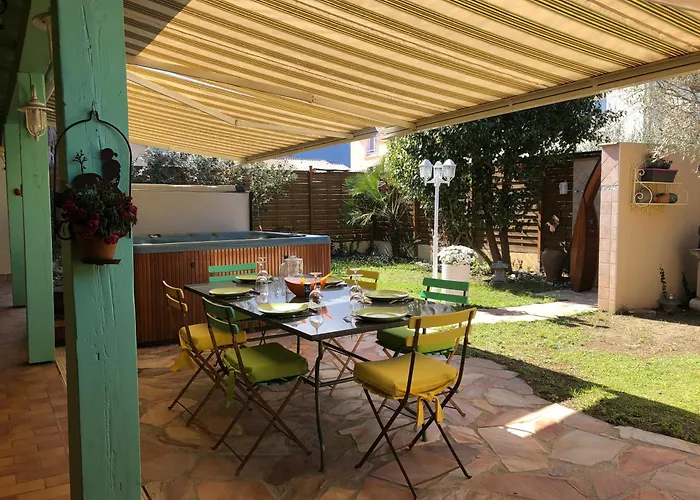 Дом отдыха Proche De Collioure Maison Au Calme Avec *
